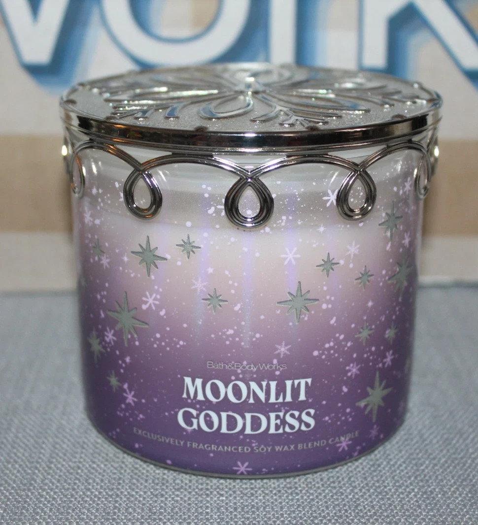 NEW! Moonlit Goddess SPECIAL EDITION LID 3-Wick Candle Bath & Body Works
