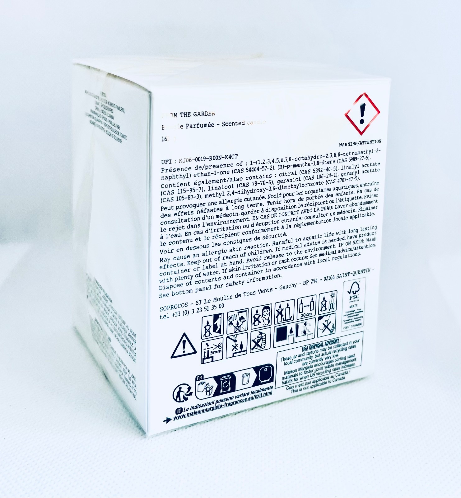 Maison Margiela – REPLICA From the Garden – Scented Candle – 5.82 oz – BNIB
