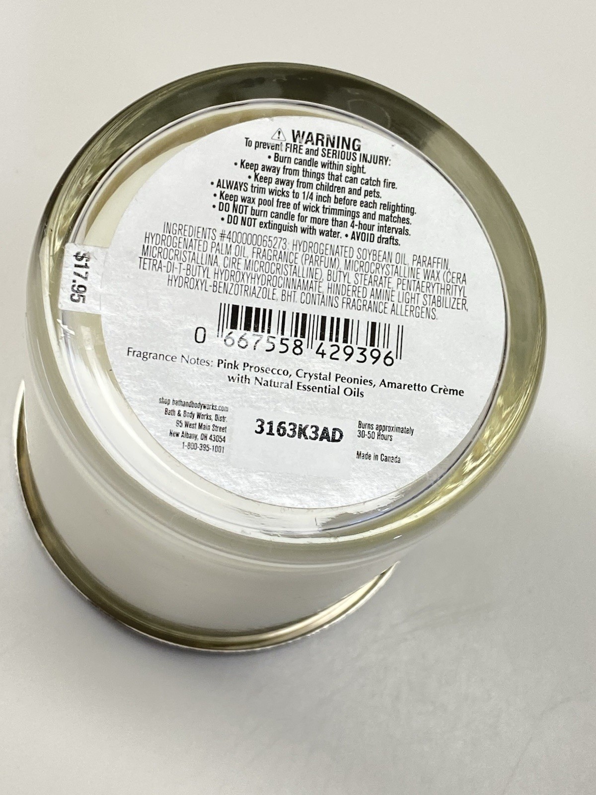 Bath & Body Works A THOUSAND WISHES 8 oz Signature Scented Candle
