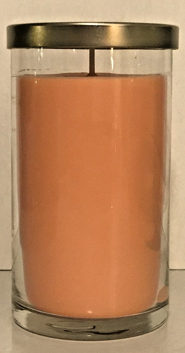 TANGERINE VANILLA CANDLE MEDIUM PILLAR 14.25 OZ SINGLE WICK YANKEE CANDLE 70+HR