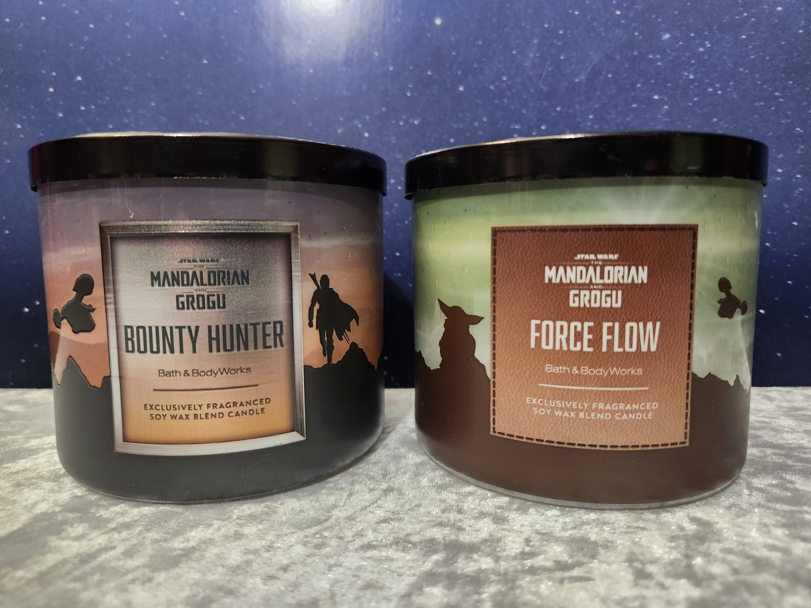 Bath & Body Works✨Star Wars™ LTD. BOUNTY HUNTER & FORCE FLOW 3-Wick Candles💫