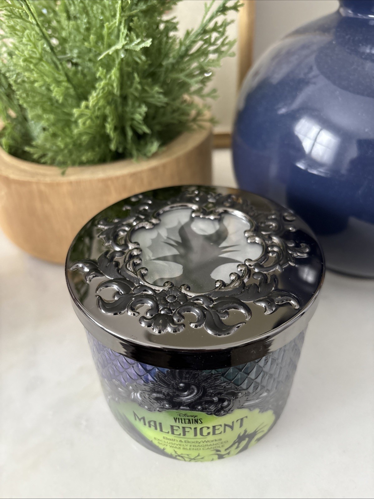 Bath & Body Works Disney Villains Maleficent 3 Wick Candle Mystical Woods NEW