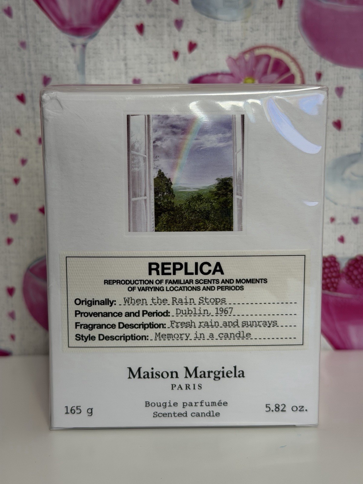 Replica Maison Margiela When the Rain Stops Candle 5.82oz BNIB Sealed $72 MSRP