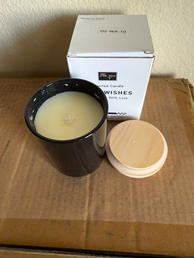 10oz Soy Wax Candle Double Wick Strong Scented Jar Candle, Handmade Aromatherapy