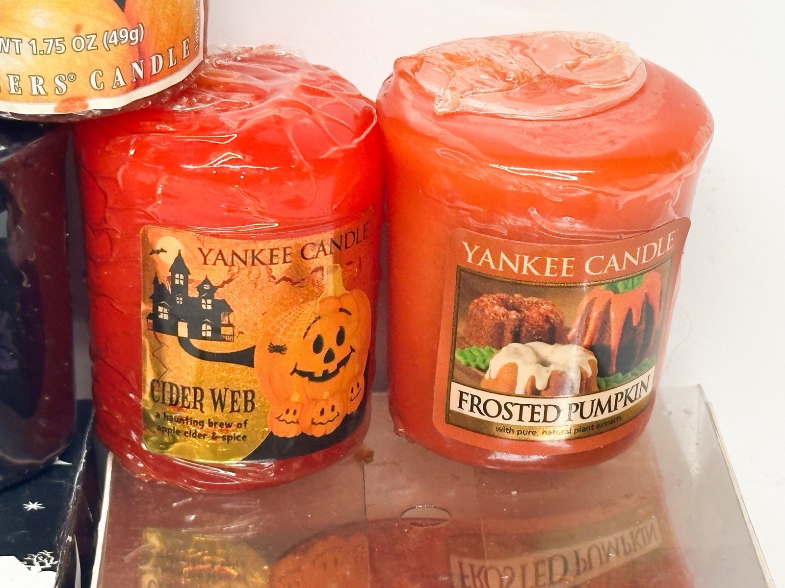 Yankee Candle Lot Fall Autumn Pumpkin Halloween Witches Brew Spice Candles