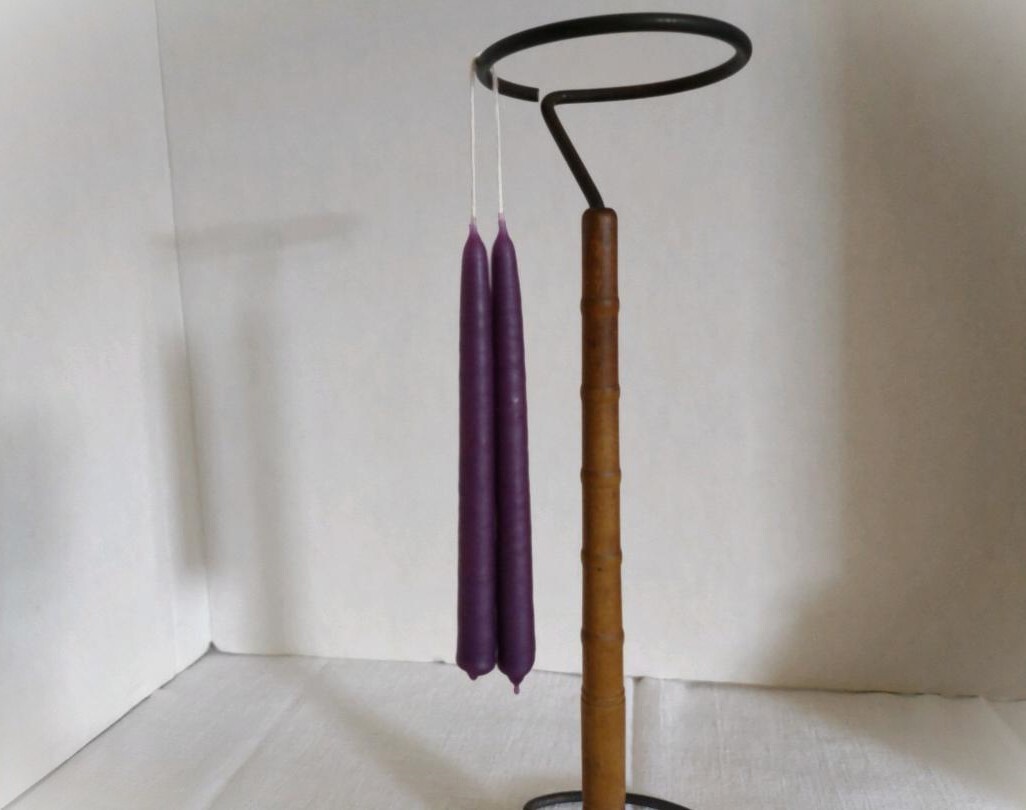 Hand-Dipped Taper Candle Pair ~ 6″ Mini ~ 11 Colors ~ Scented & Unscented
