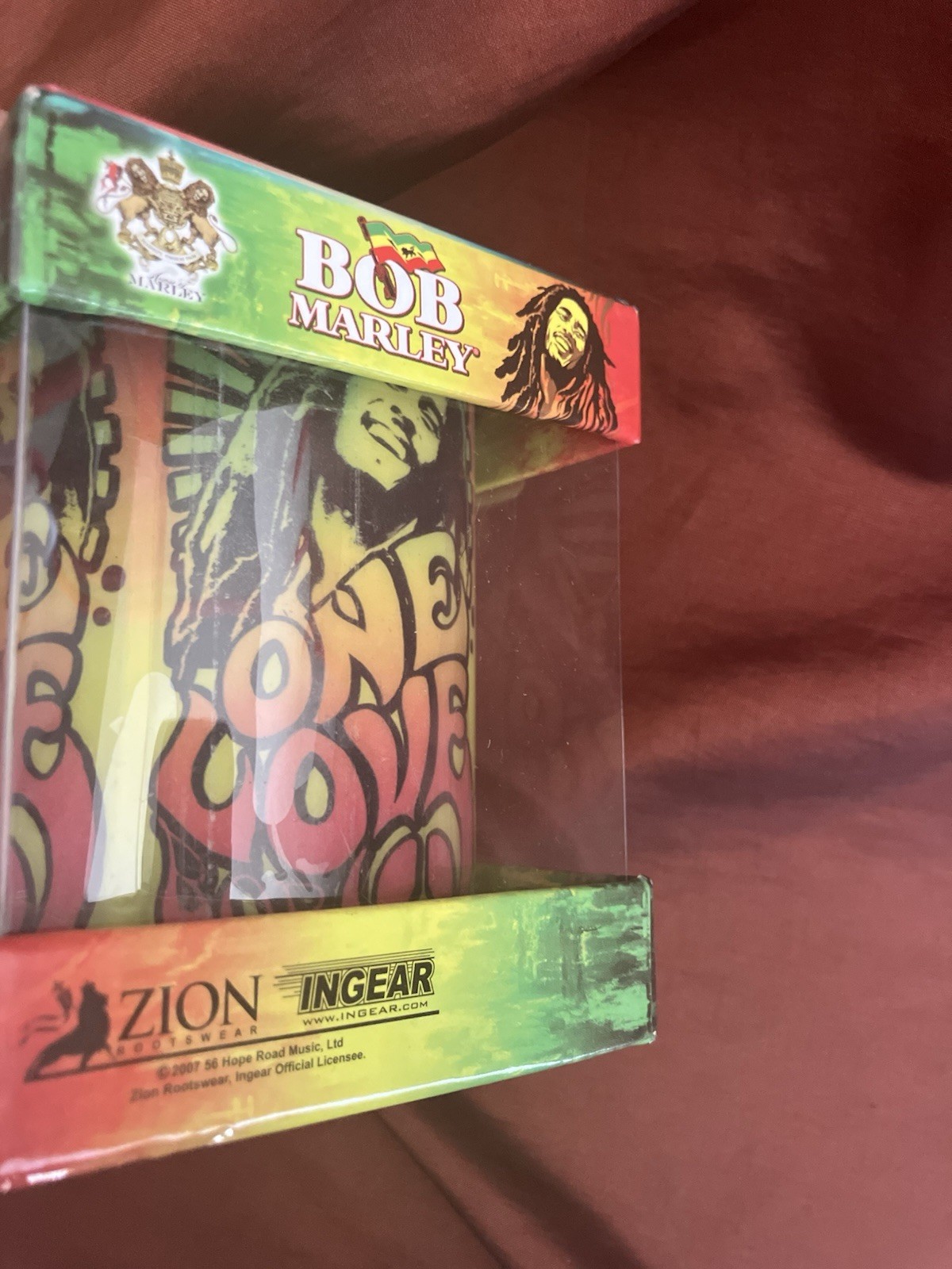 Bob Marley Vibrant Flickering Candle Battery Operated Reggae Decor New In Box