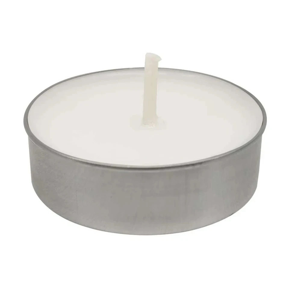 Mainstays White Unscented Indoor/Outdoor Tealight Candles, 100 Count