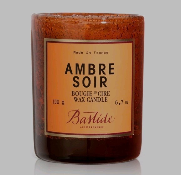 #210 Bastide Ambre Soir candle and Body oil set