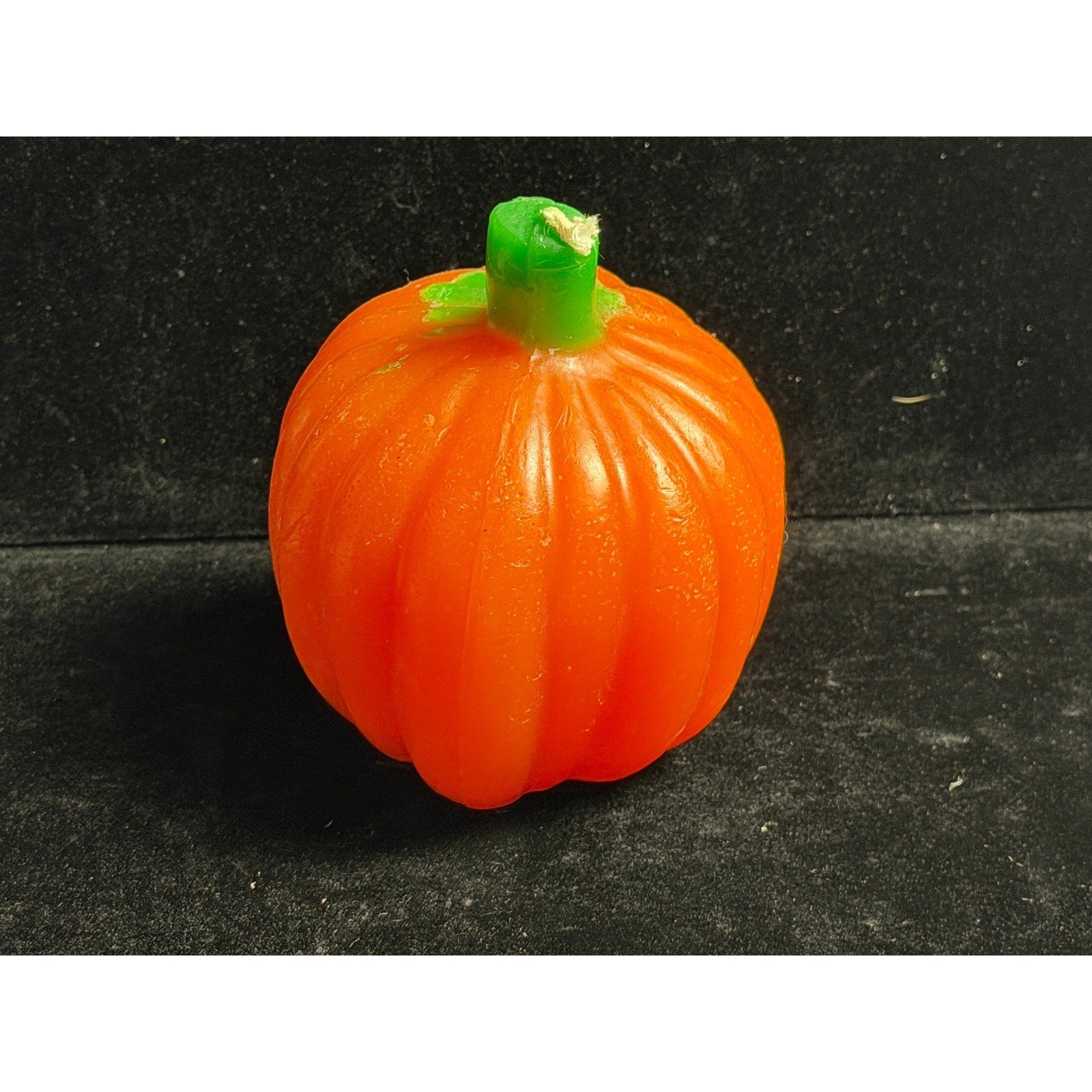 Vintage Halloween Pumpkin and Witch Candle Set: Retro Fall Decor, Orange 2 Piece