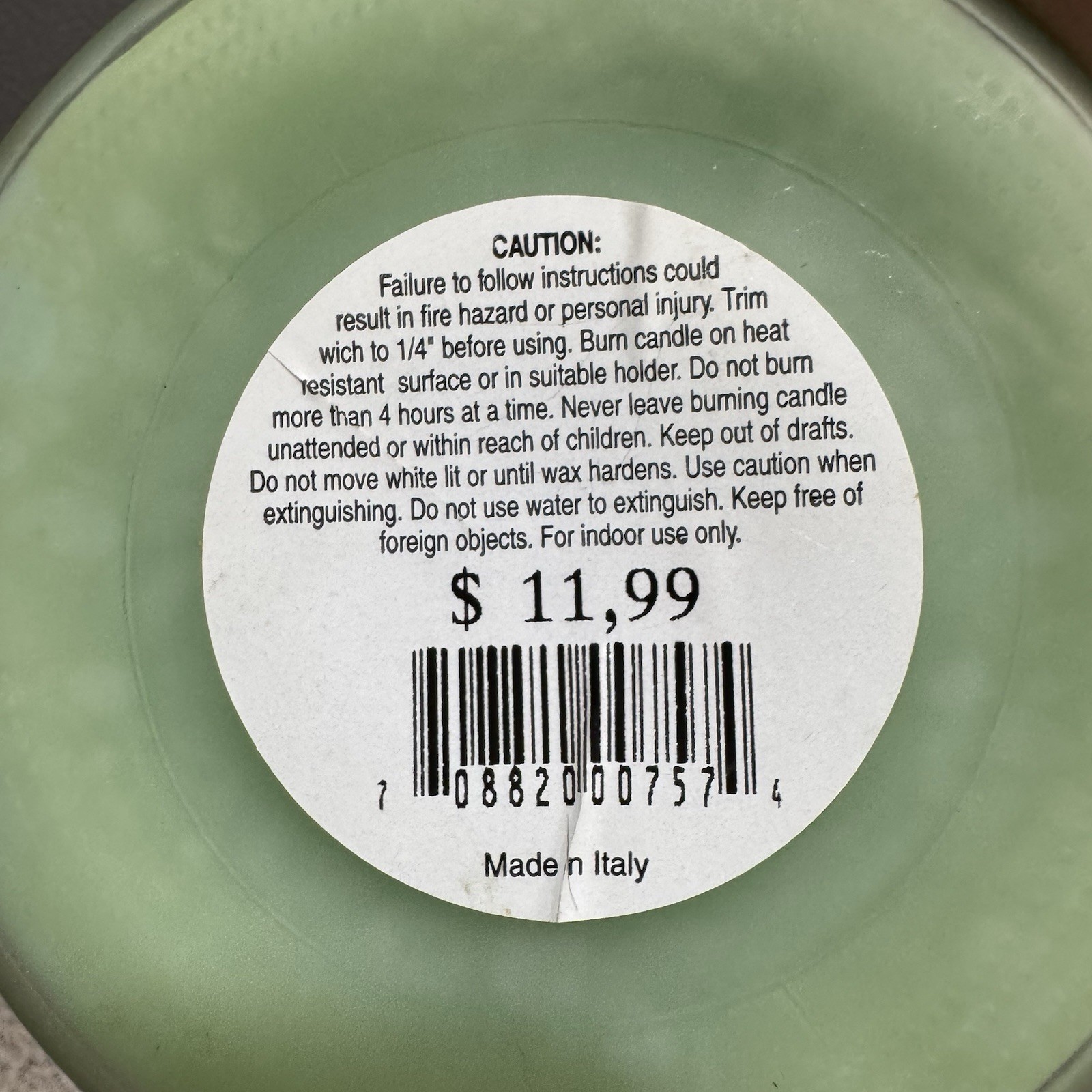 Rare Price’s Scented Candle Made in Italy Bathroom Sleepy Shores Essential Oils