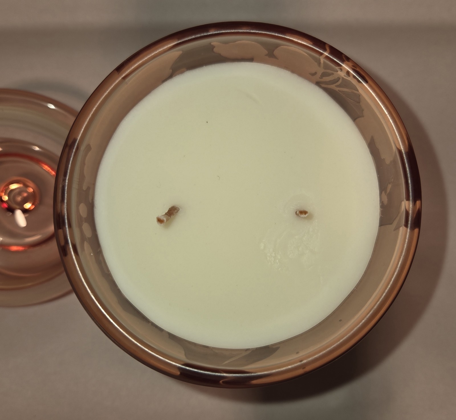 M&SENSE Peony Candle Jar Botanical Decorative Home Scented Organic Soy 12.7oz