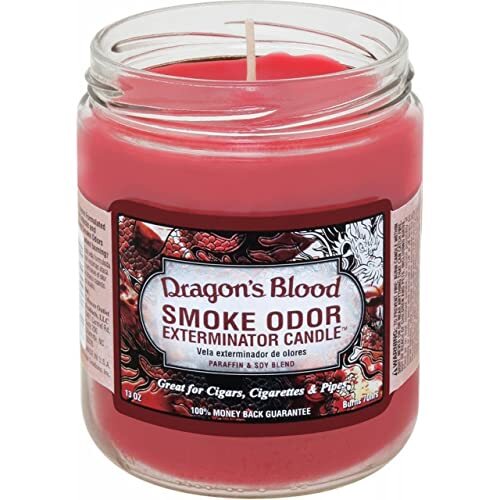 Smoke Odor Exterminator 13oz Jar Candle, Dragon’s Blood (Pack of 3)