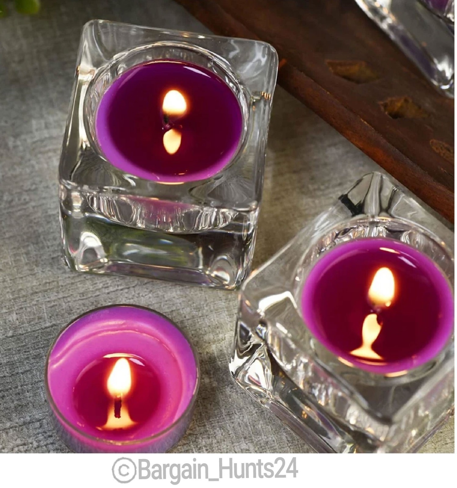 30 Count Scented & Unscented Tealight Candles Long Lasting Aromatherapy Candles