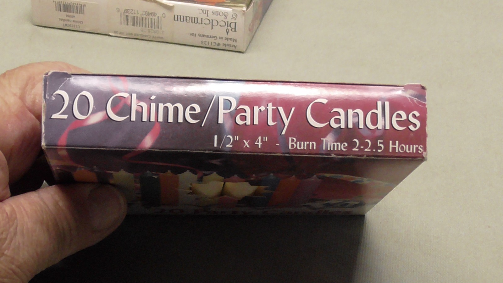 40 pcs Bulk White Christmas Tree Candles for Chime, made in Germany