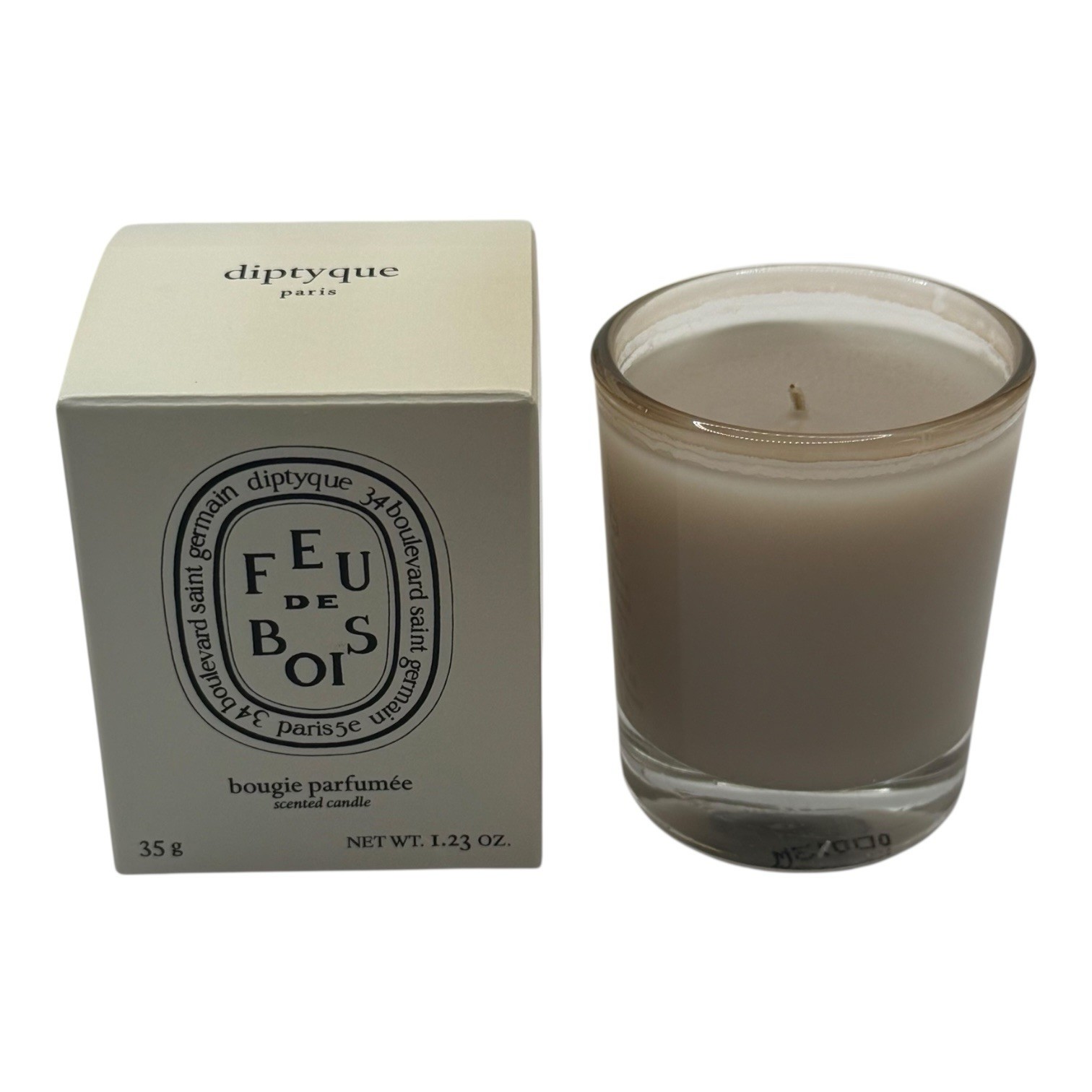 Diptyque Feu De Bois Candle 1.23oz/35g MINI TRAVEL SIZE Wood Fire NEW IN BOX
