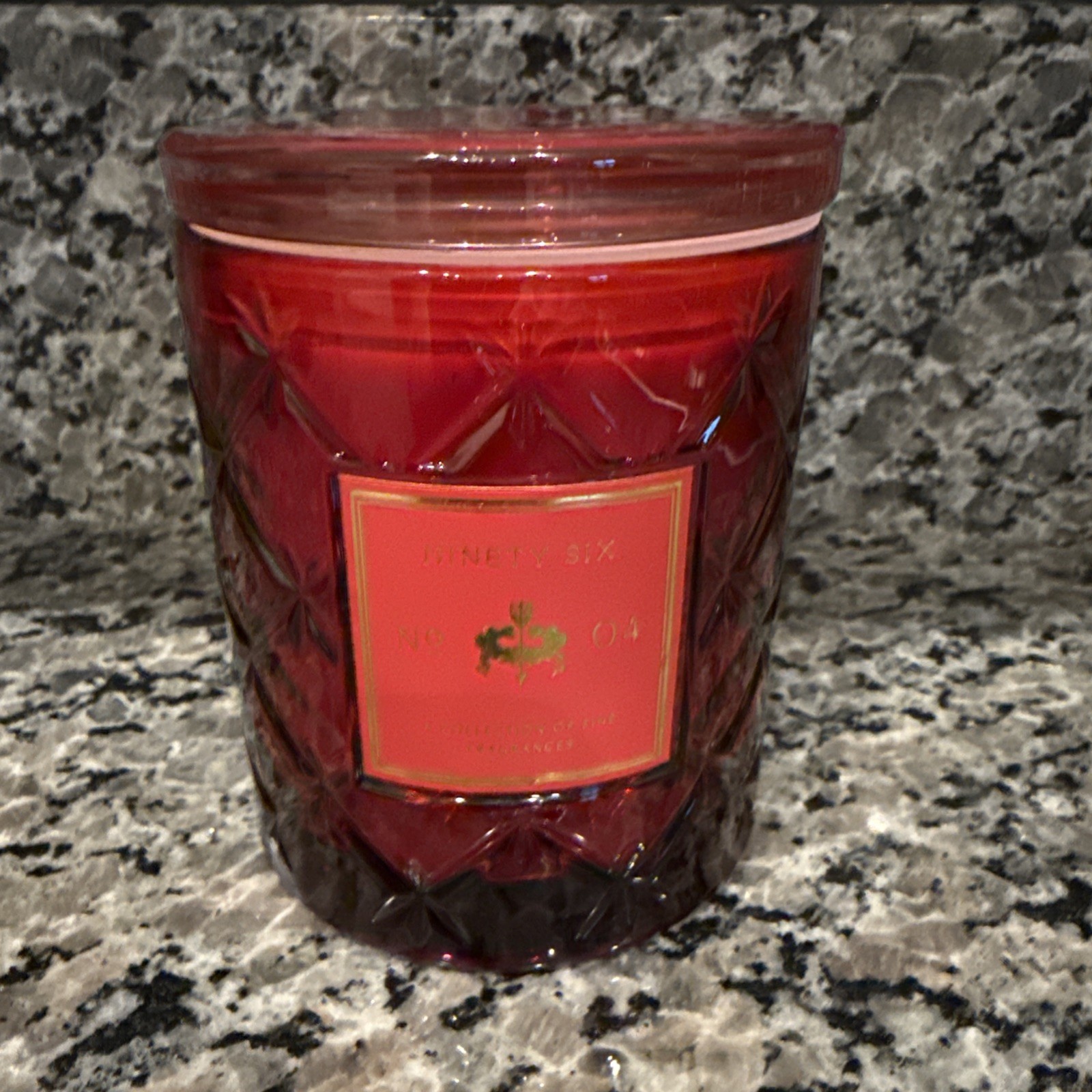 DW Home Ninety Six No 04 Cherry Vanilla With Wooden Wick 10.7oz Candle New