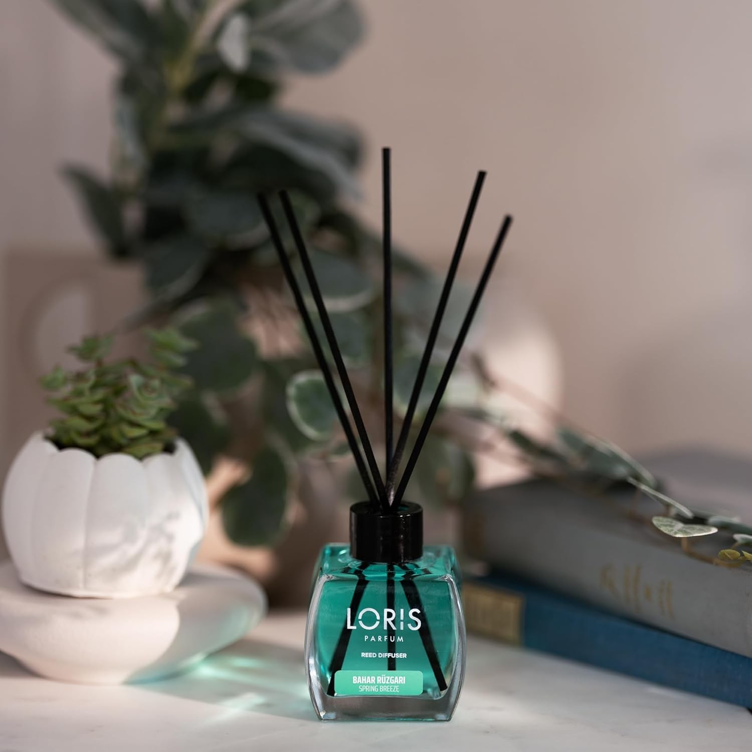 Loris Reed Diffuser – Spring Breeze – Aromatic Home Fragrance with Black