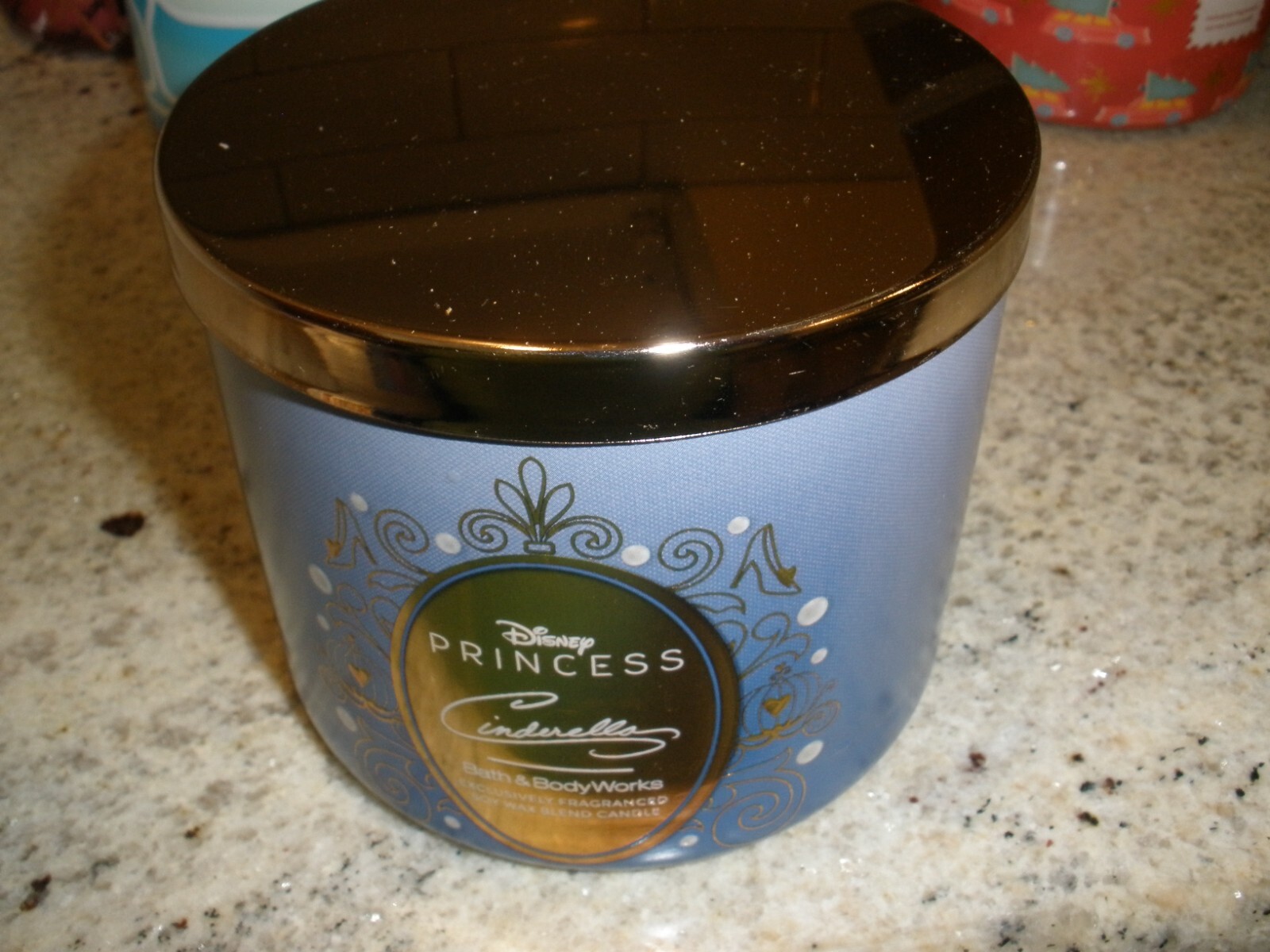 NEW Bath & Body Works 3 Wick Candle 14.5 oz DISNEY PRINCESS CINDERELLA