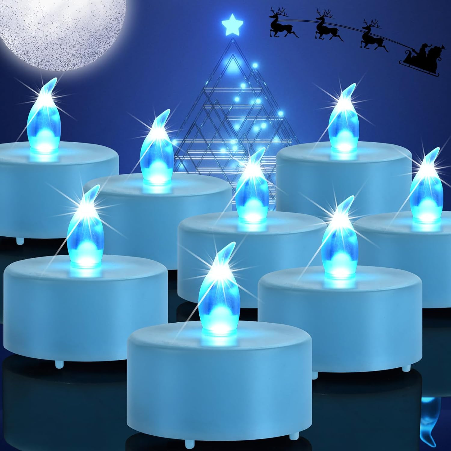 Tea Lights Flameless Battery Operated Candles-150Pack LED Flickering Votive Cand