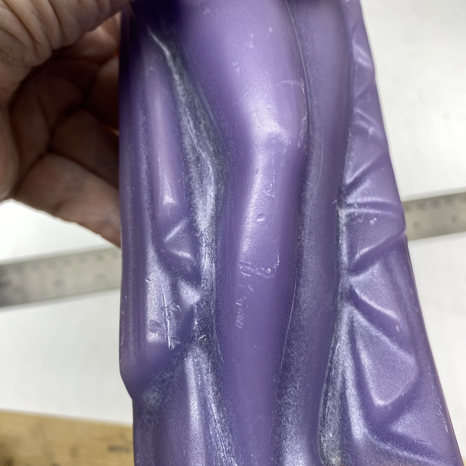Art Deco Style Nude Woman Candle Lavender