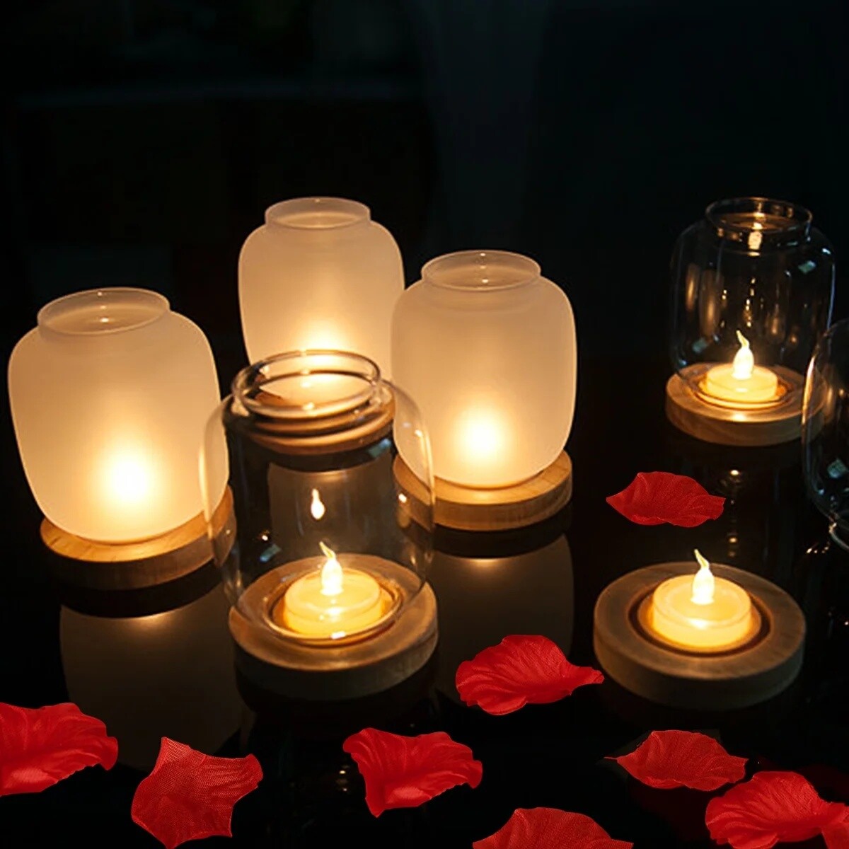 Flameless LED Tealight Candles Votive Candle Battery Operated Fake Tea Lights
