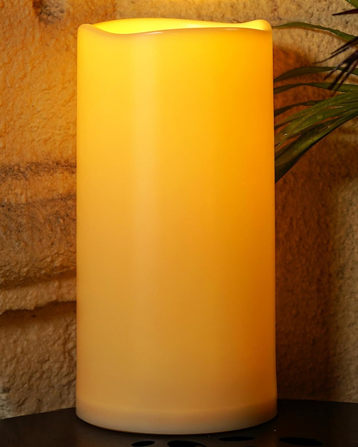 Homemory 6 x 12 Extra Large Outdoor Waterproof Candle with Auto 6-Hour Timer,…