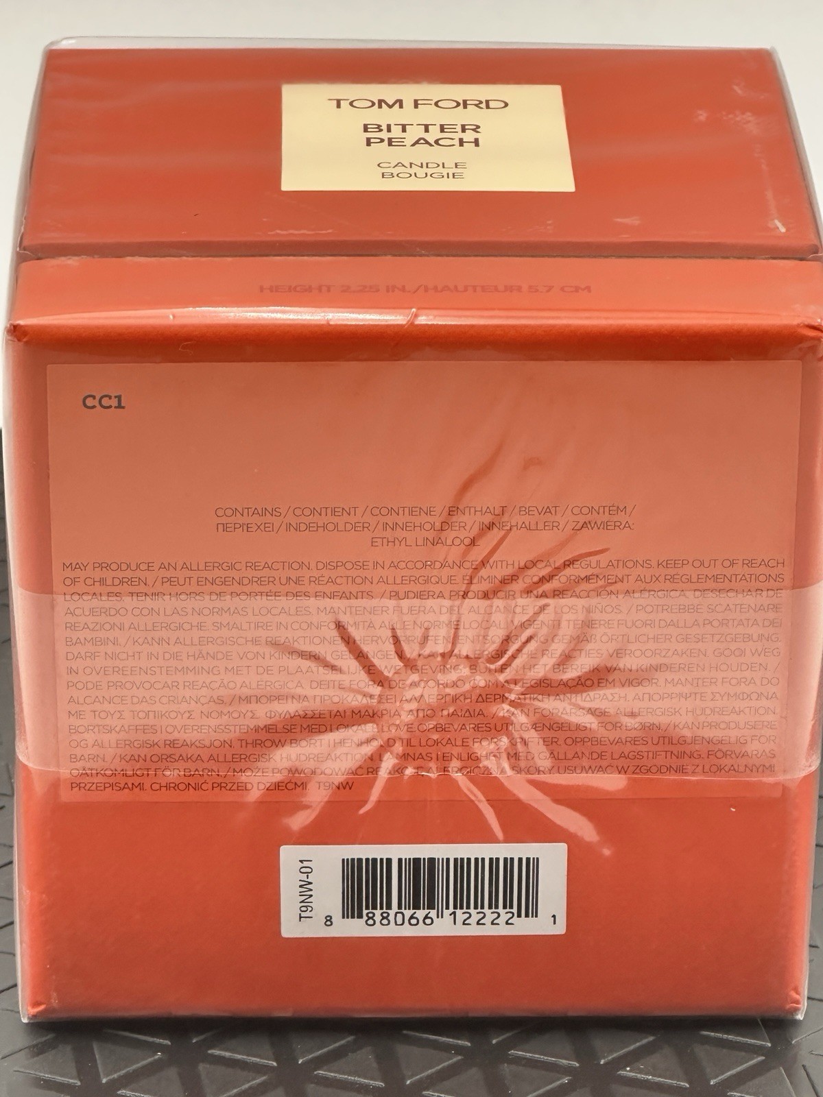 Tom Ford Bitter Peach Scented Candle NEW