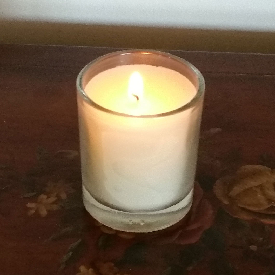 2 Set x 4 Pieces Jar Candles No Scent Top Quality Nice Gift