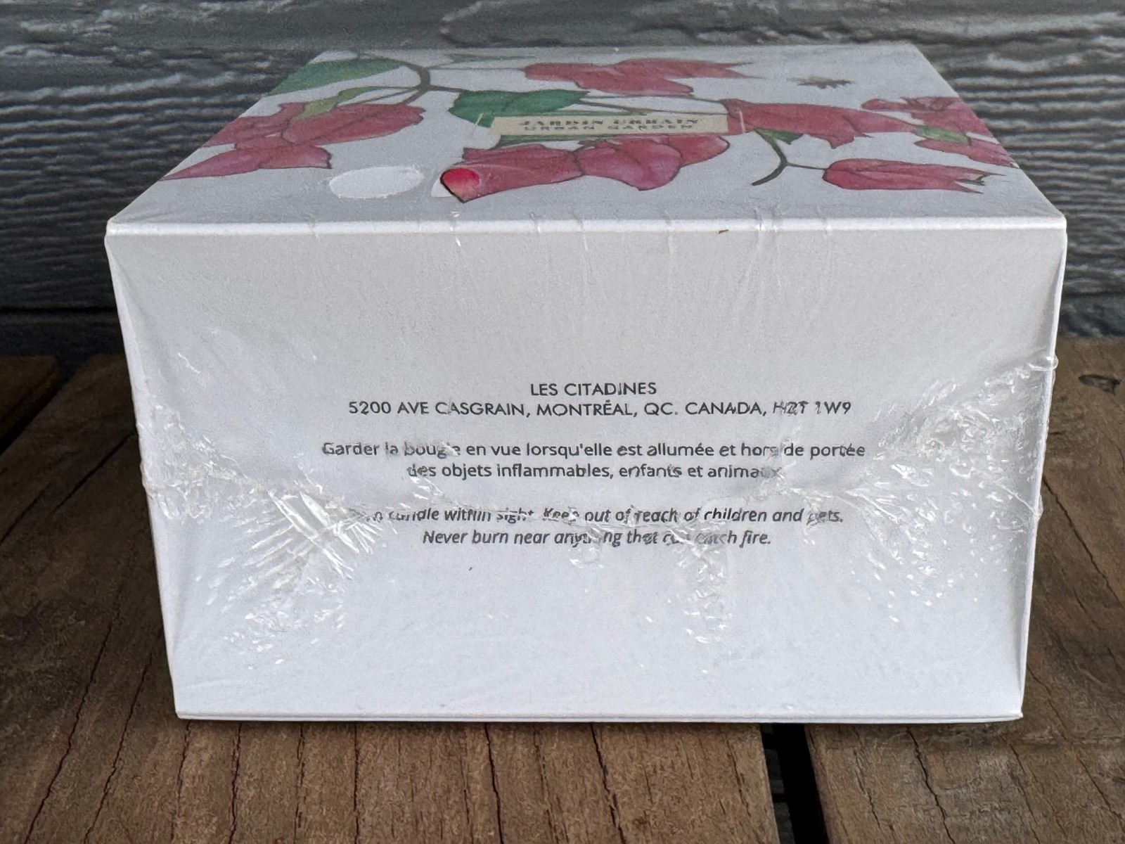 Les Citadines Solaris Candle Jardin Urbain 240g Soy Wax 60h Canada