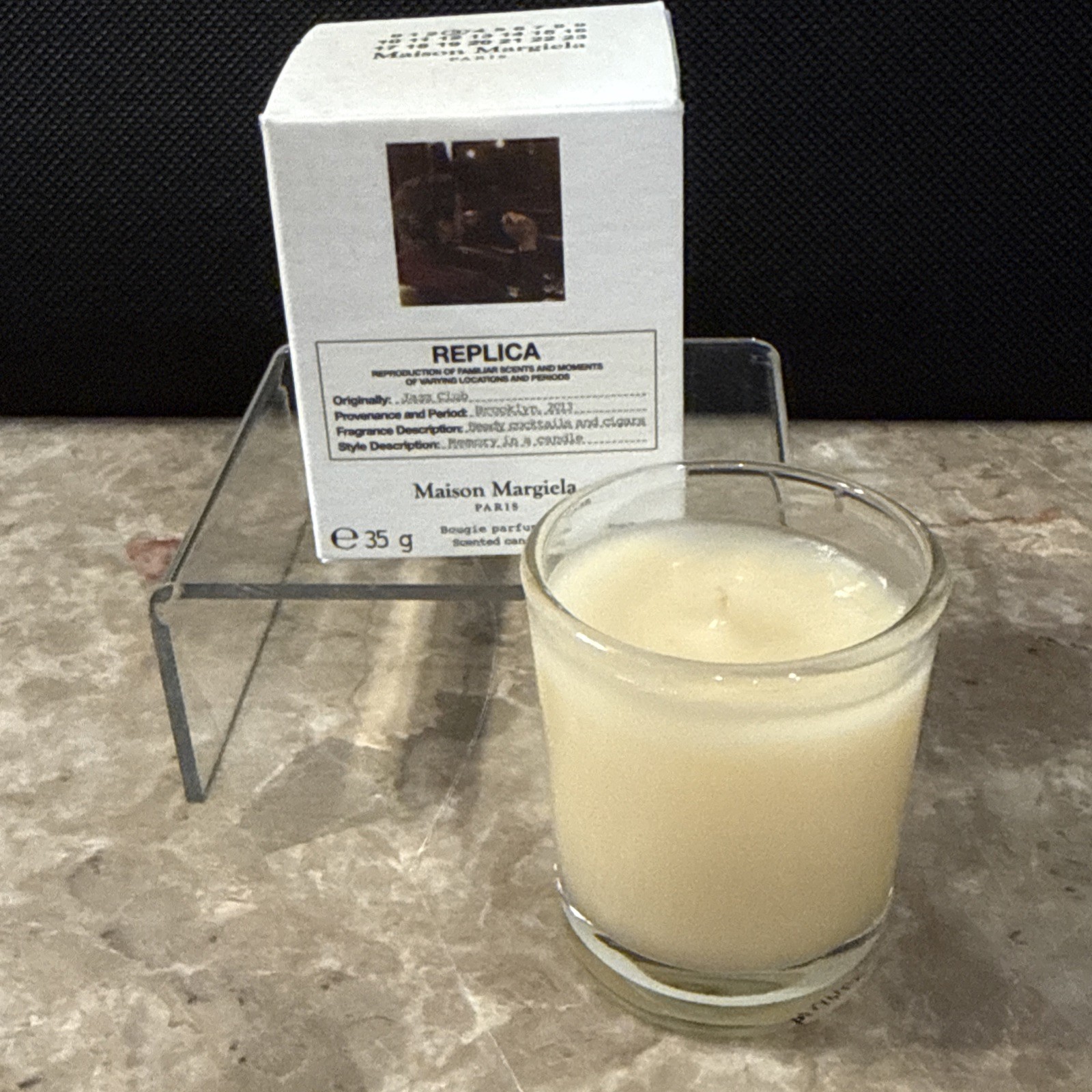Maison Margiela REPLICA Jazz Club Scented Travel Size Candle 1.23 oz NEW IN BOX