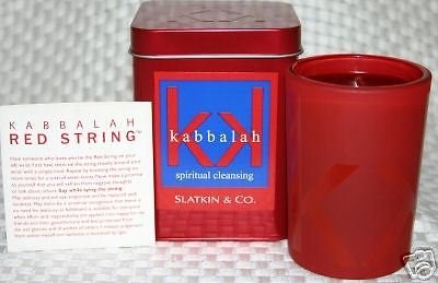 Slatkin & Co. Spiritual Cleansing Kabbalah Candle with Red String, 6.3 Ounces