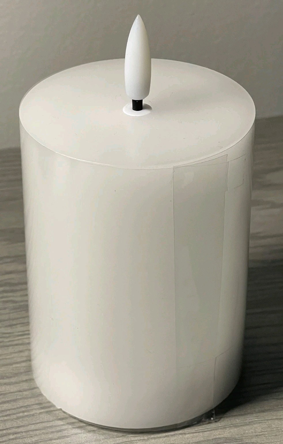 Flameless Battery-Operated Manual On/Off LED Candle ~ No Timer – Used Once