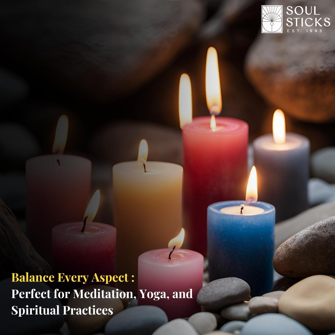 20 Pack Scented Colored Ritual Candles for Spells, Prayers, Blessings, Cleansing
