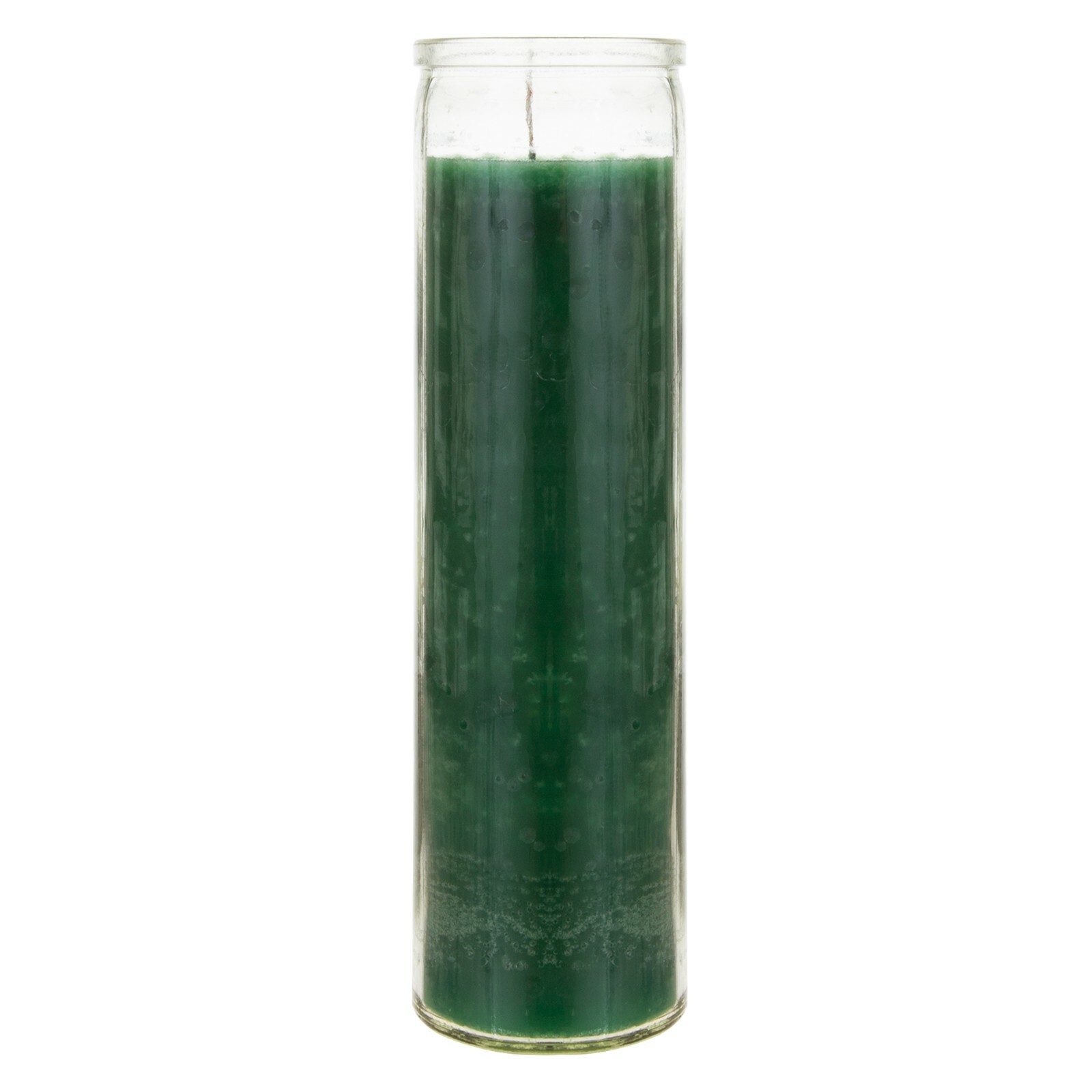 Mega Candles – Unscented 2″x 8″ Tall Prayer Container Candle – Green, 6PCS