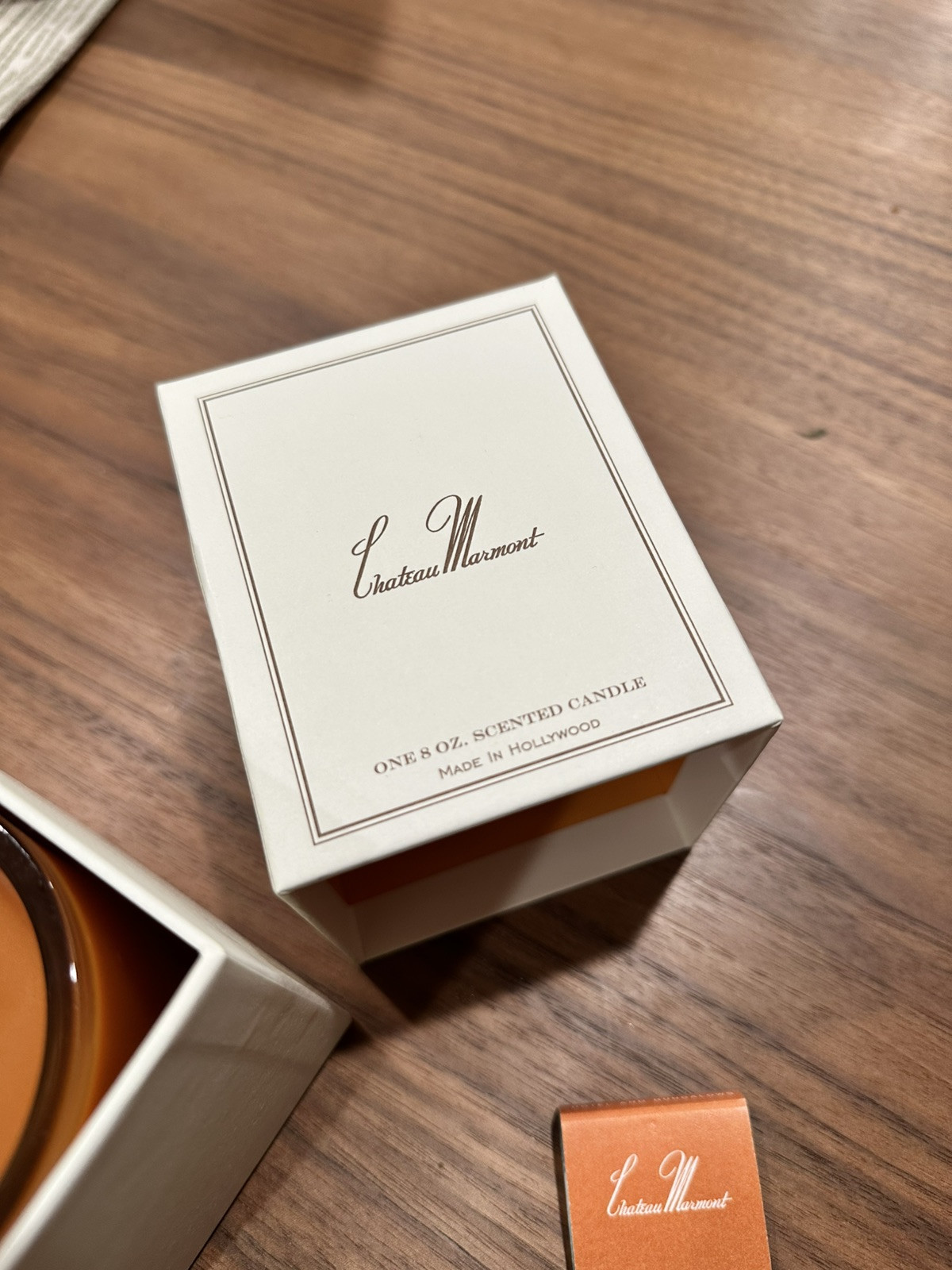 New Chateau Marmont Hollywood 100% Authentic Luxury 8oz. Candle NEW Matches
