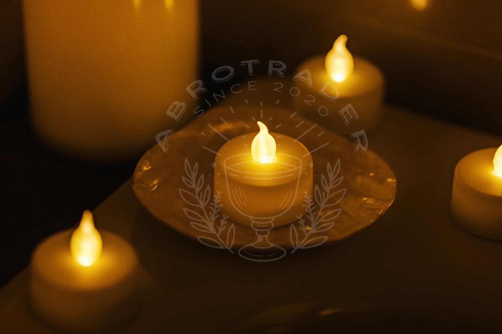 JYSK 24-Pack Flameless LED TeaLight Candles – 6-Hour Continuous Glow & Auto Loop