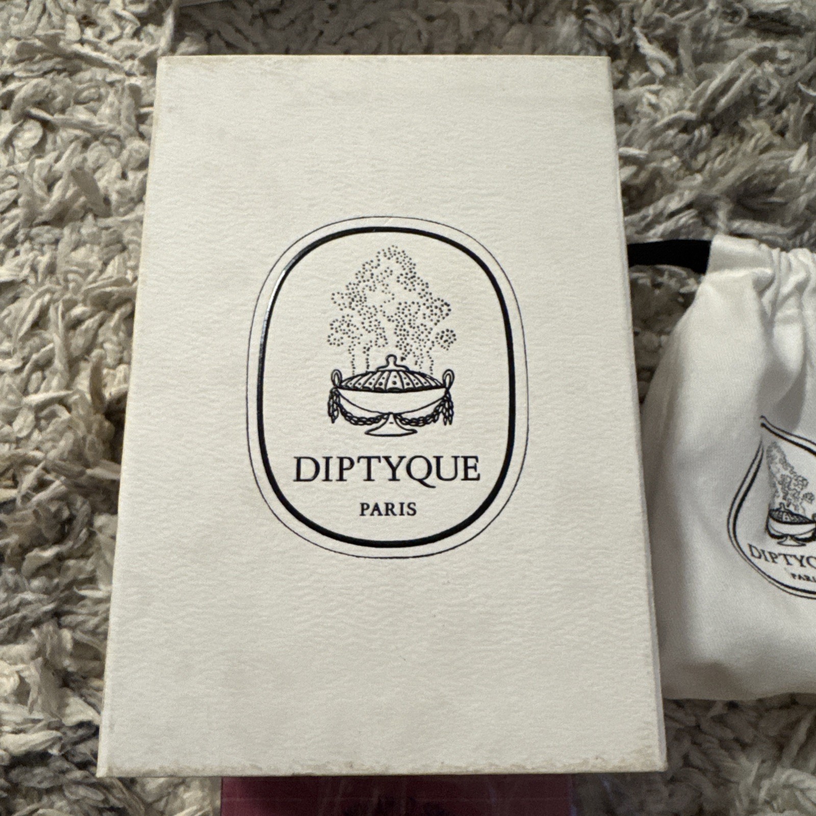 GIFT BOX Feu de Bois (Firewood) Mini Candle 70 g DIPTYQUE + Rangoon Match Set B