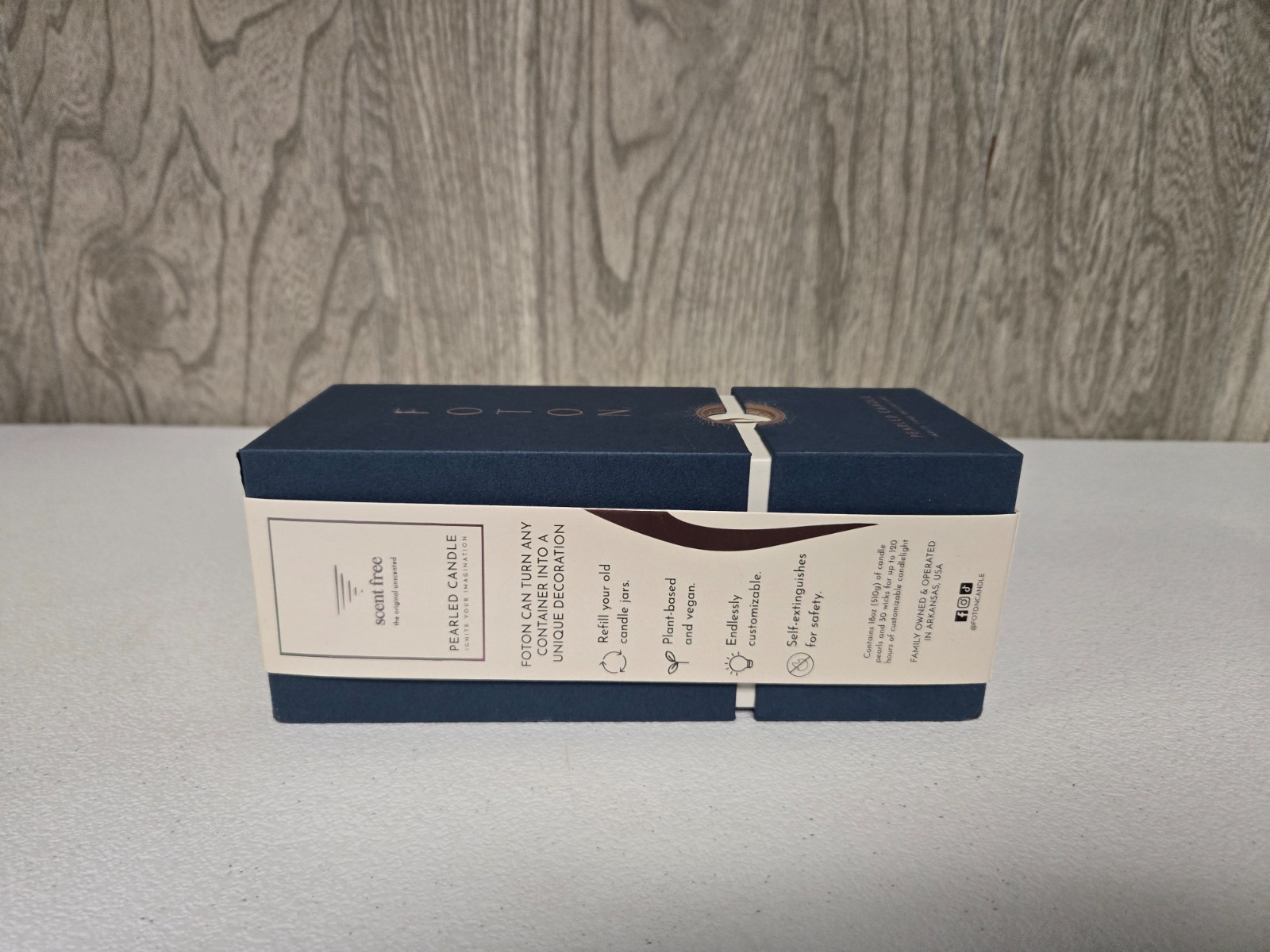 Foton 18oz Pearled Candle Kit Refillable Candle Sand w/ 30 Wicks – Unscented