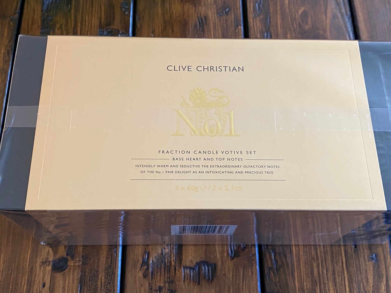 Clive Christian No 1 Trio Candle Set Fraction Candle Votive Set 3 x 60g