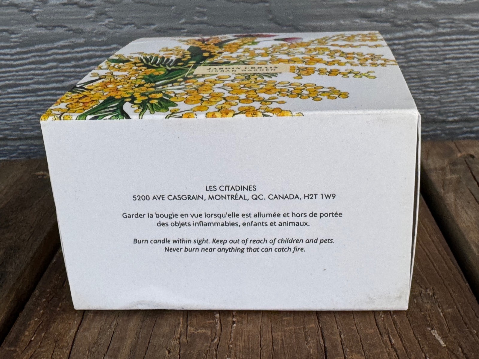Les Citadines Solaris Candle Jardin Urbain 240g Soy Wax 60h Canada