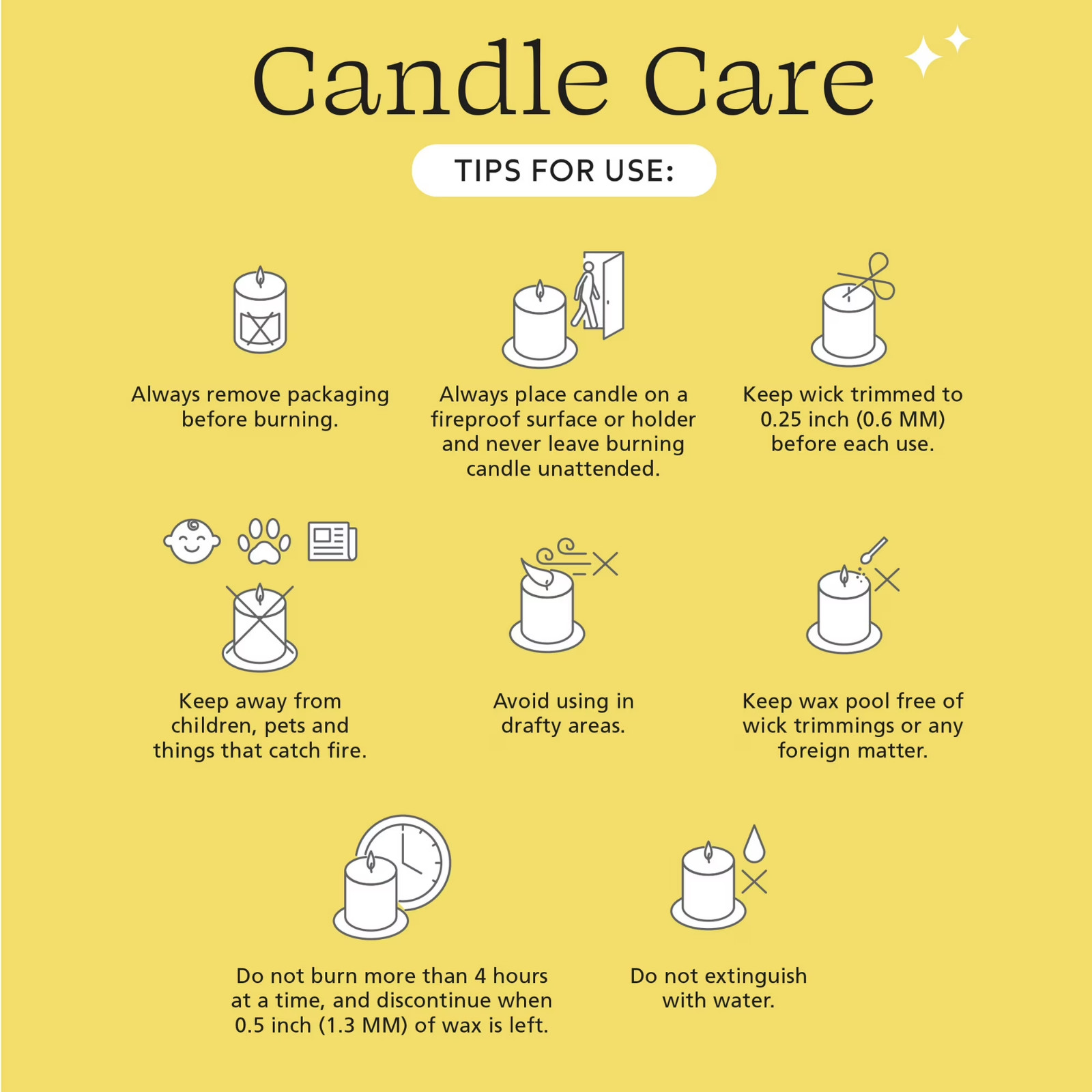 Pack of 2, 3-Wick Sweet Sugared Lemon Scented Glass Jar Candle, Yellow, 11.5 oz
