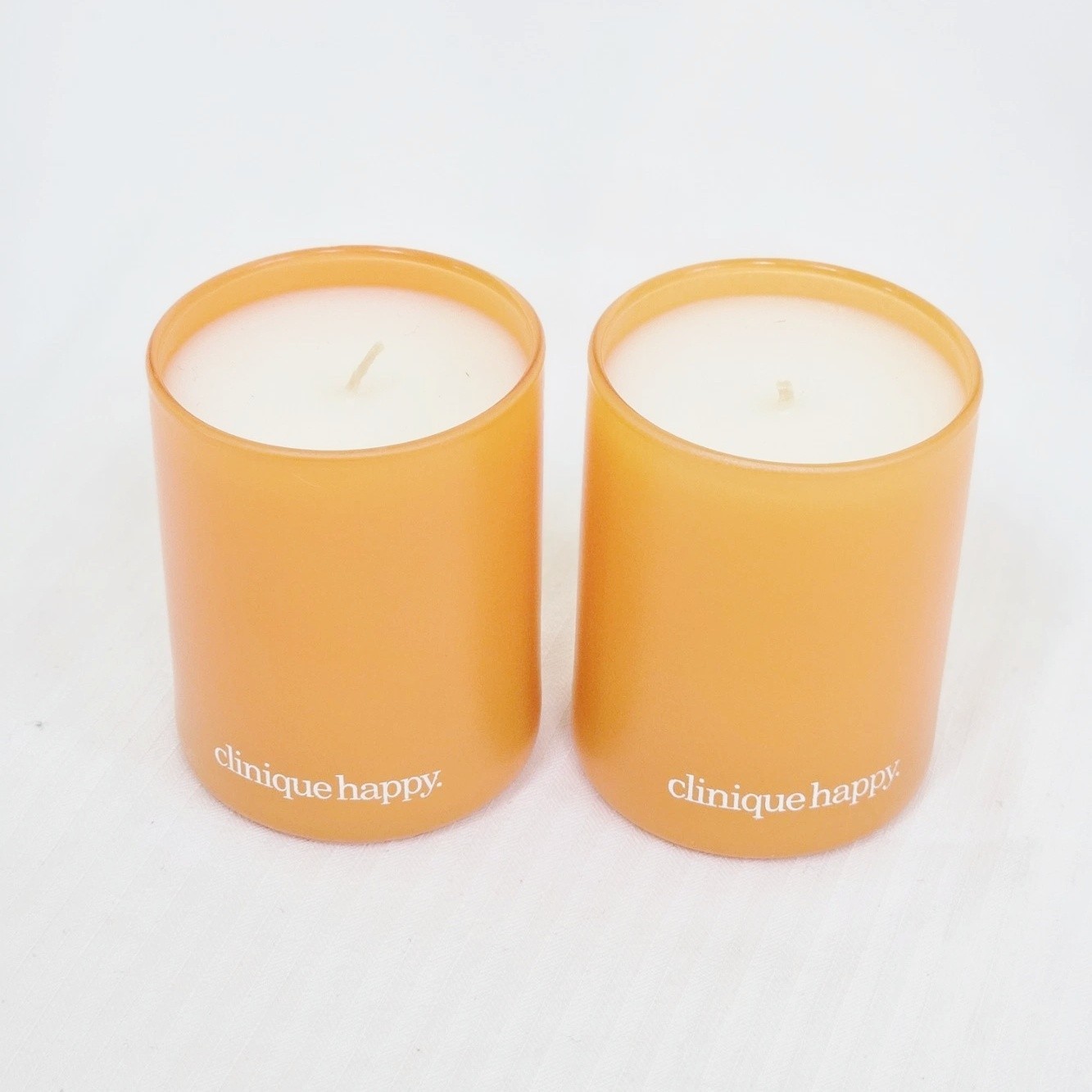Lot 2 Clinique Happy Scented Home Candle Limited Edition 2.2oz/65g – 2.5″ NWOB