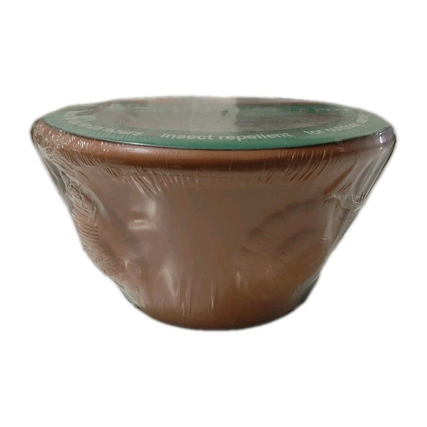 KGRO Citronella Terracotta Candle Pot /28 Burning Hours/20oz/New