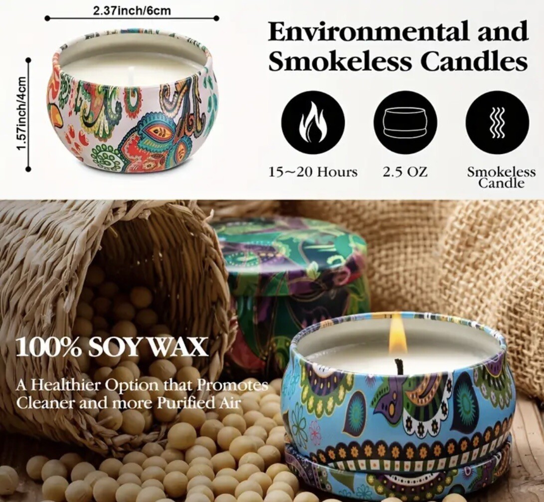 Smokeless Mini Candle-Jasmine