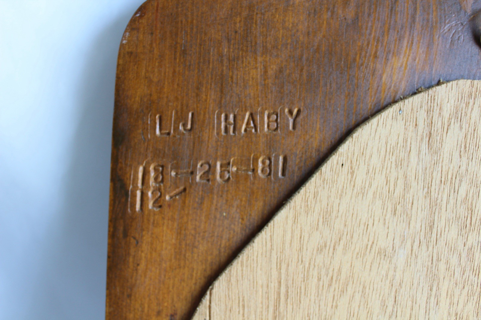 Vintage LJ Haby Wood Wall Sconces Mirror Candle Holders Farmhouse 17.5”x11.25”