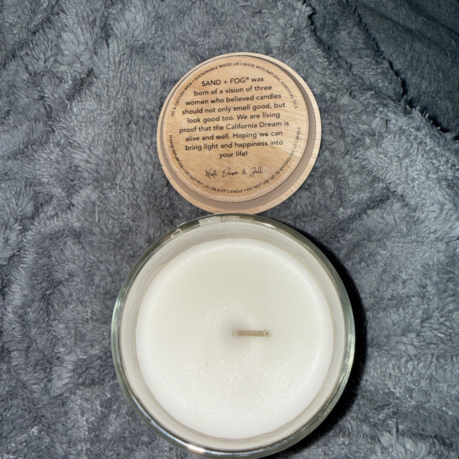 SAND + FOG Marshmallow Skies Candle 10 Oz NEW