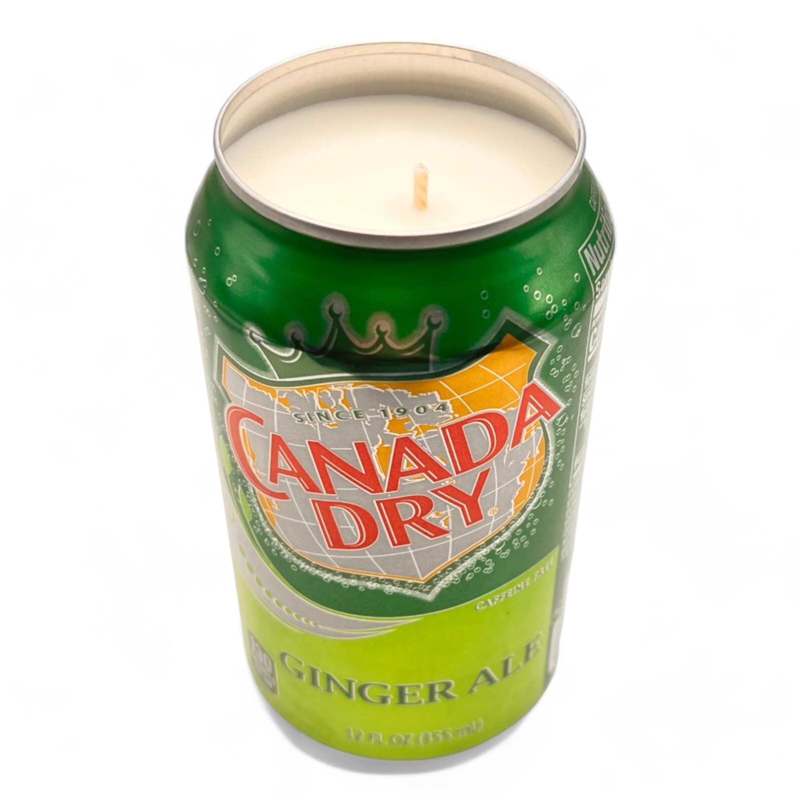 Canada Dry Ginger Ale Soda Scented Soy Wax Can Candle | 12 oz Soda Pop Candle