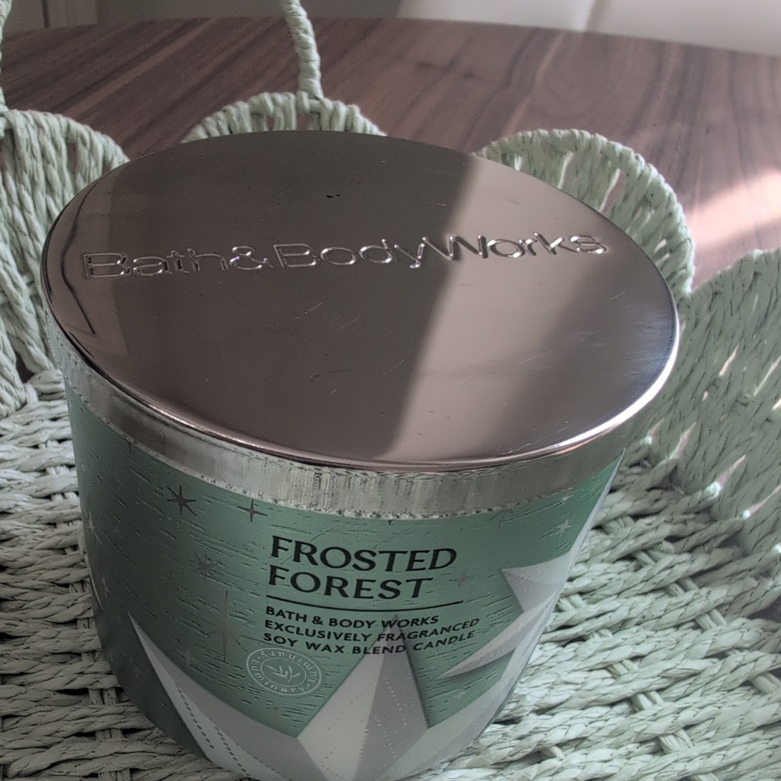 FROSTED FOREST Bath & Body Works 3 Wick Candle 14.5OZ NEW