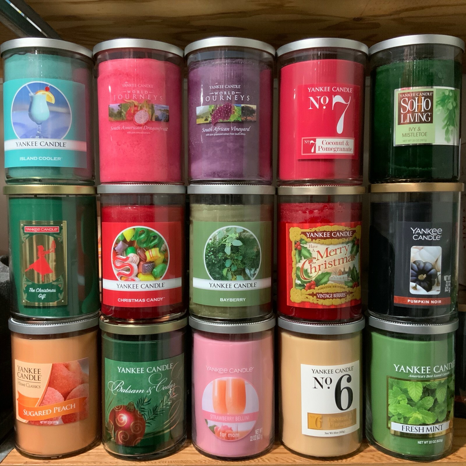 Yankee Candle 2-Wick Signature Tumbler 20 oz 22 oz Large Jar Candles Rare U Pick